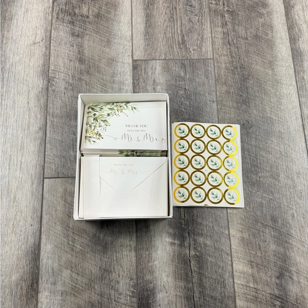 Greenery Thank You Wedding‎ Cards